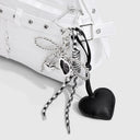 Femme Heart Bow Charm