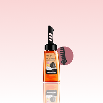 Smooth Smoothing Cream: Straightens, Hydrates & Reduces Frizz with Comb Included