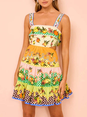 Limoncello Sommer Rüschen-Minikleid