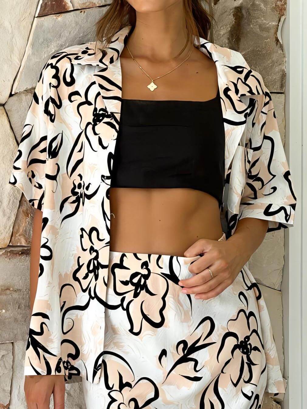 Tropical Bloom Co-ord Set