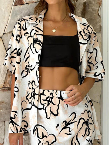 Tropical Bloom Co-ord Set