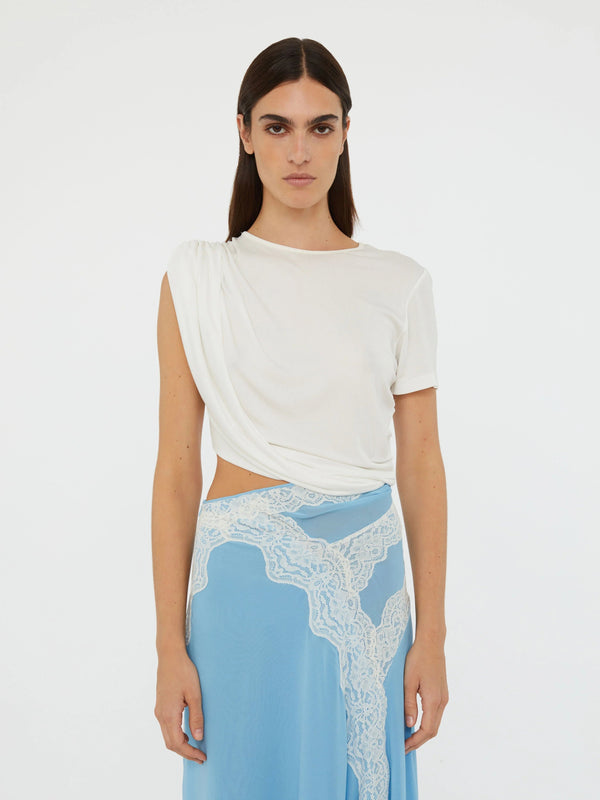 Twist & Lace Midi Dress