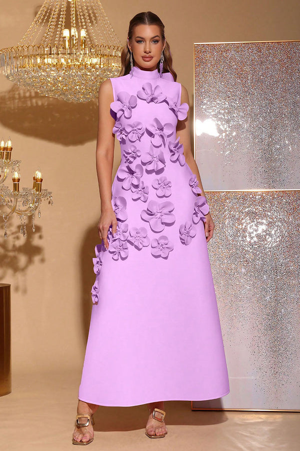 Amelia Floral Embellished Maxi Dress