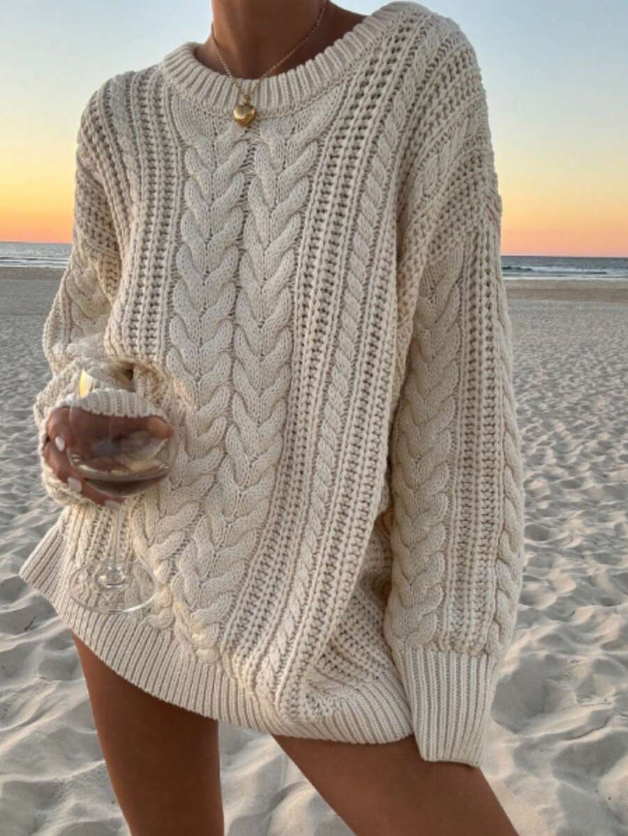 Aria Cable-Knit Sweater