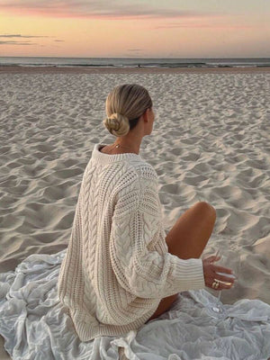 Aria Cable-Knit Sweater