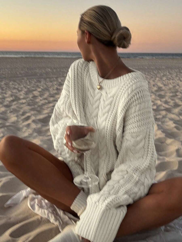 Aria Cable-Knit Sweater