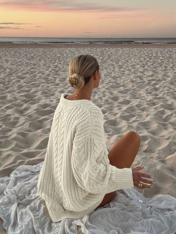 Aria Cable-Knit Sweater