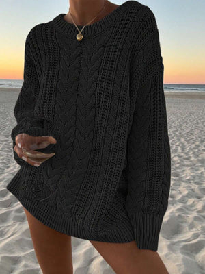 Aria Cable-Knit Sweater