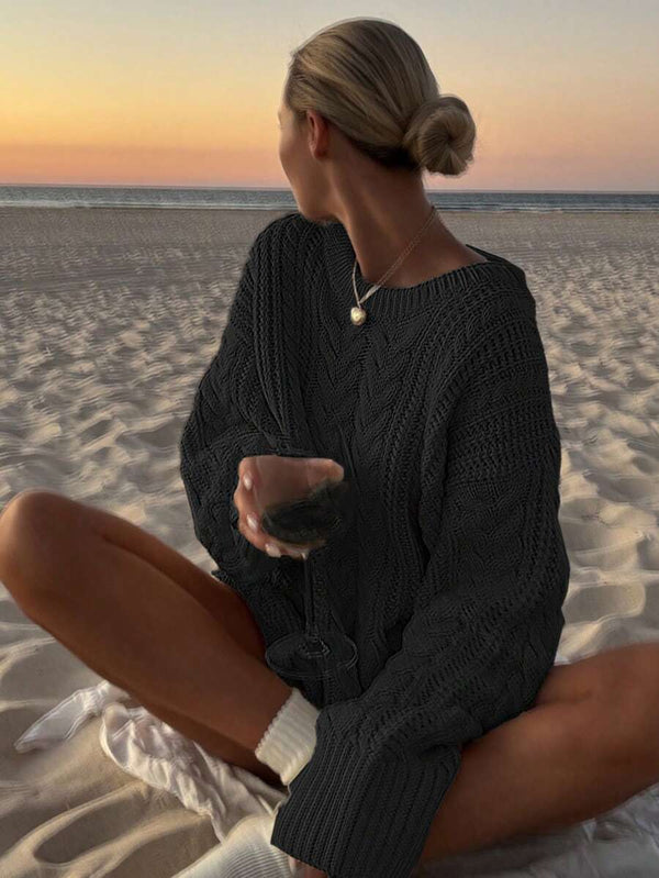 Aria Cable-Knit Sweater