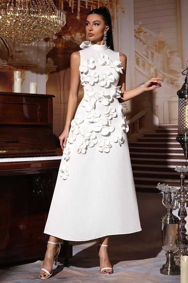 Amelia Floral Embellished Maxi Dress