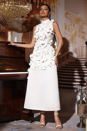 Amelia Floral Embellished Maxi Dress