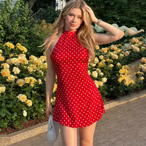 Celine Polka - Mini Dress