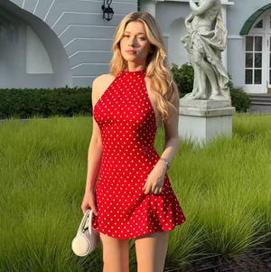 Celine Polka - Mini Dress