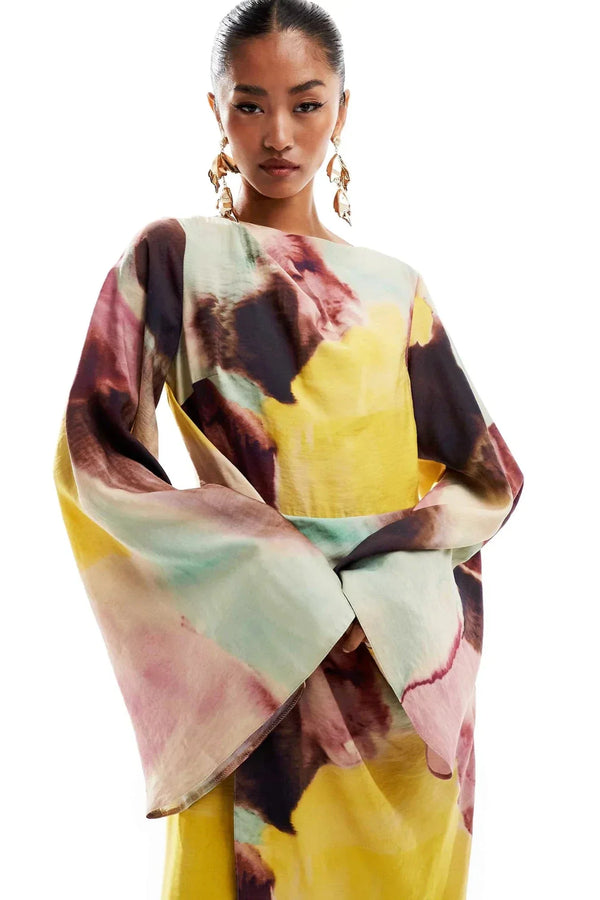 Maxikleid „Ethereal Waves“