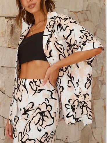 Tropical Bloom Co-ord Set