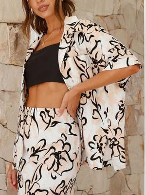 Tropisches Blüten-Kombi-Set