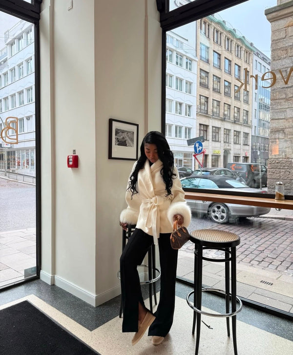Celeste Fur – White Coat