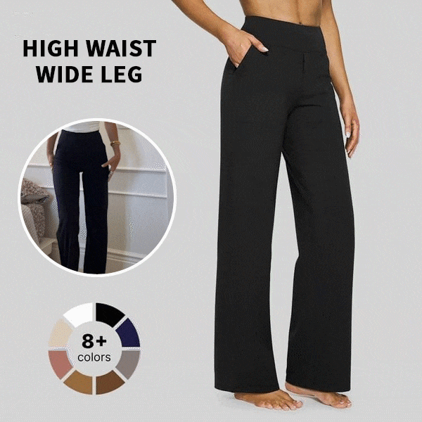☀️ Summer Deal!😍Loose High-Waist Business Casual Pants Yoga Pants