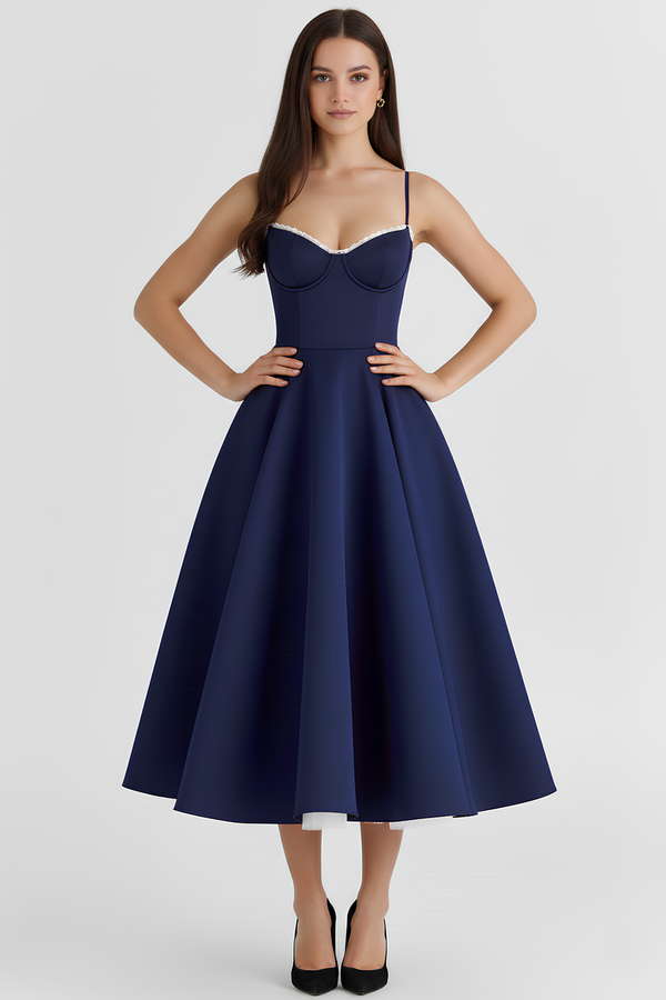 Bella Midi Dress - Double Layer
