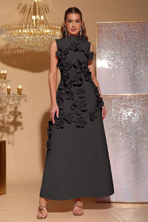 Amelia Floral Embellished Maxi Dress