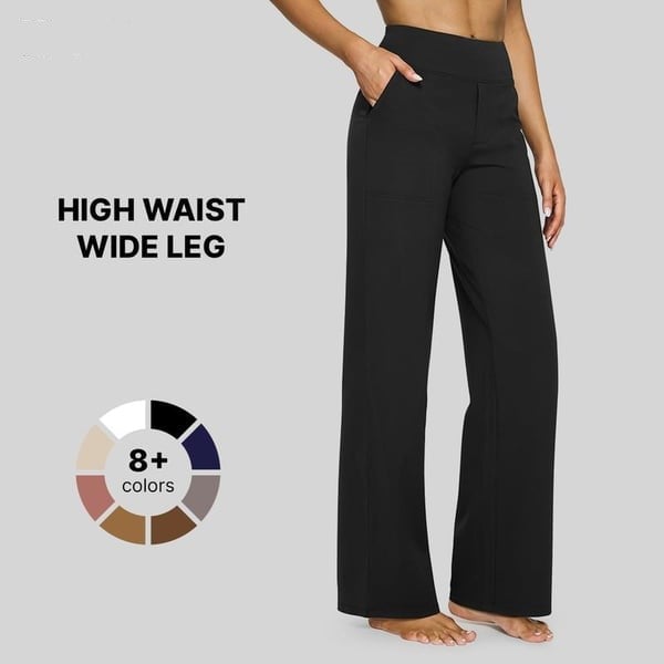 ☀️ Summer Deal!😍Loose High-Waist Business Casual Pants Yoga Pants