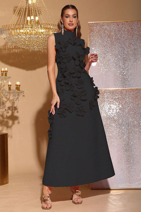 Amelia Floral Embellished Maxi Dress