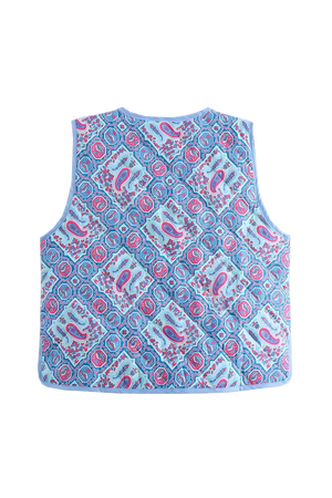 Alessine Printed Slim Waistcoat