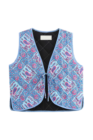Alessine Printed Slim Waistcoat
