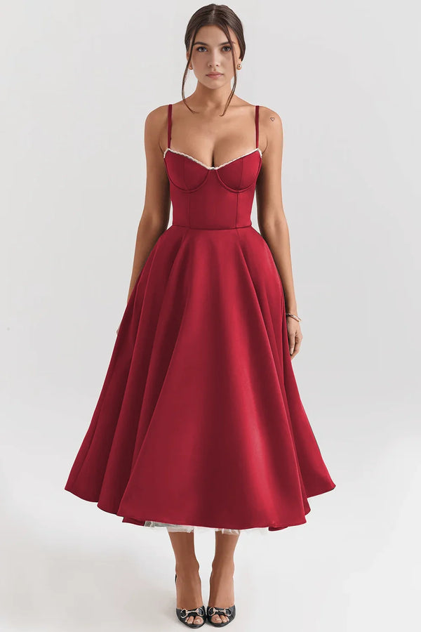 Bella Midi Dress - Double Layer