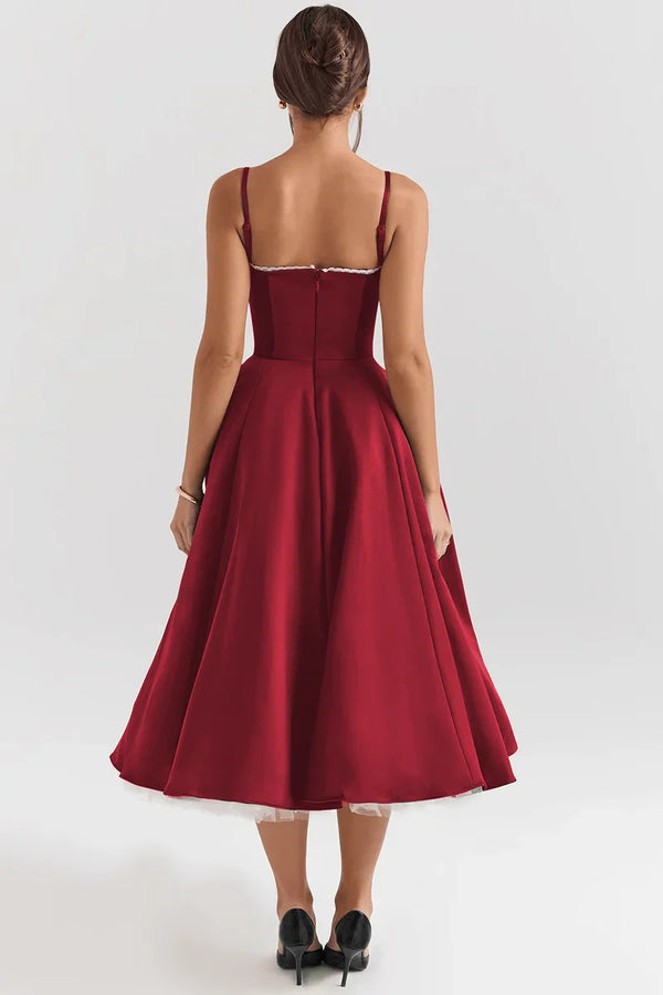Bella Midi Dress - Double Layer
