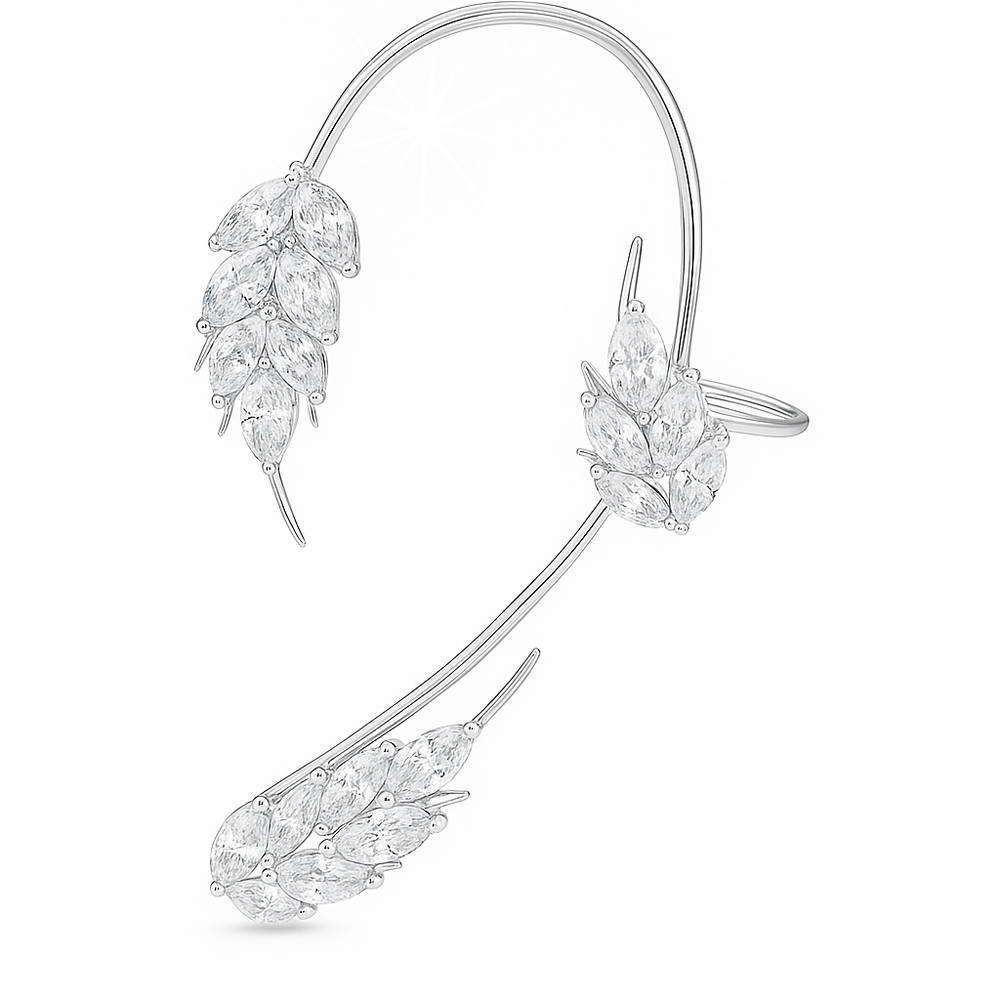 Elysian Leaf Ear Cuff - Pair