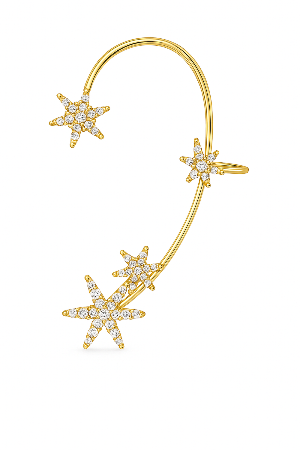 Nova Bloom Ear Cuff - Pair