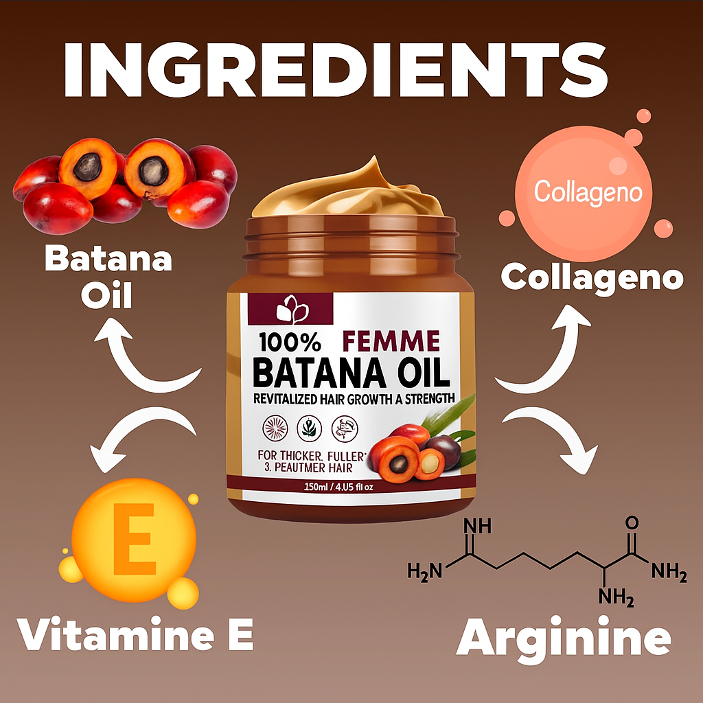 Femme Batana Oil: Cream for Intense and Natural Hair Growth