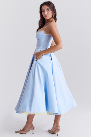 Bella Midi Dress - Double Layer