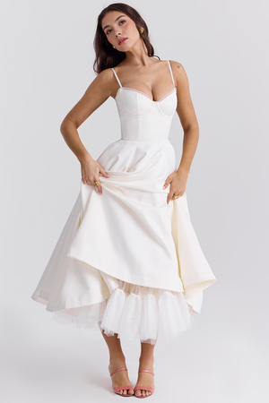 Bella Midi Dress - Double Layer