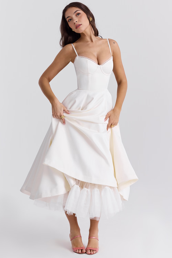 Bella Midi Dress - Double Layer