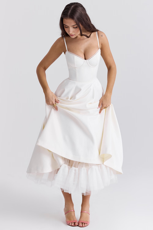 Bella Midi Dress - Double Layer