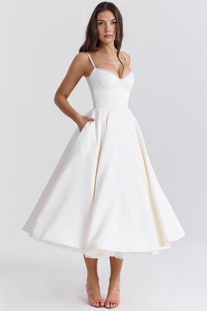 Bella Midi Dress - Double Layer