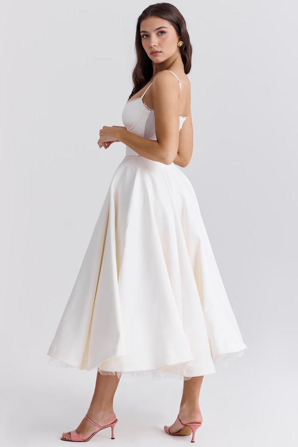Bella Midi Dress - Double Layer
