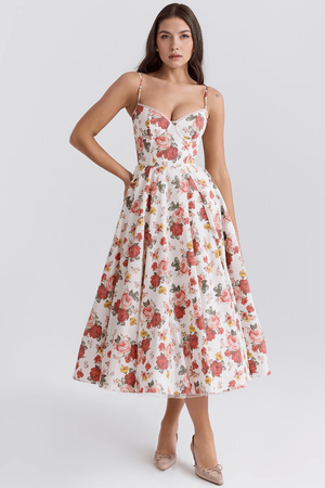 Bella Midi Dress - Double Layer