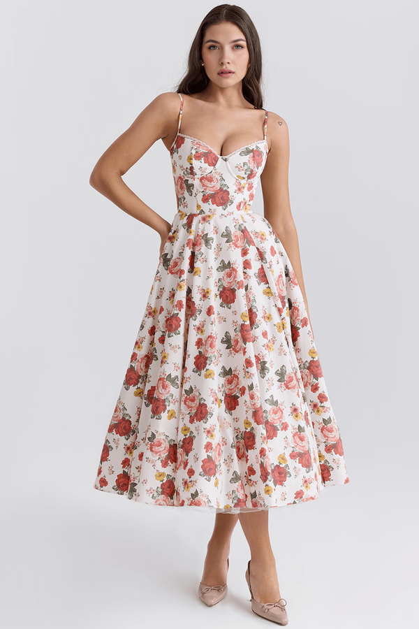 Bella Midi Dress - Double Layer