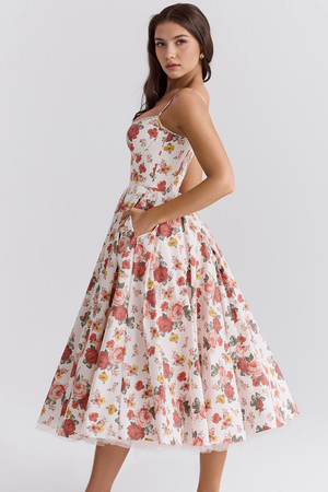Bella Midi Dress - Double Layer