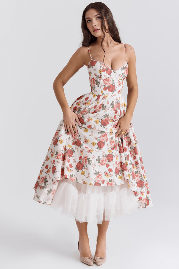 Bella Midi Dress - Double Layer
