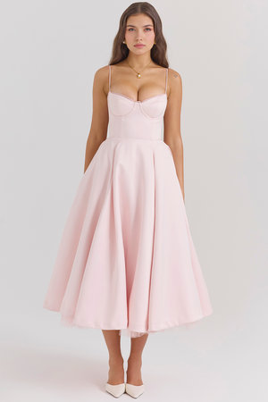 Bella Midi Dress - Double Layer