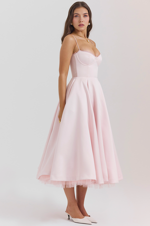 Bella Midi Dress - Double Layer