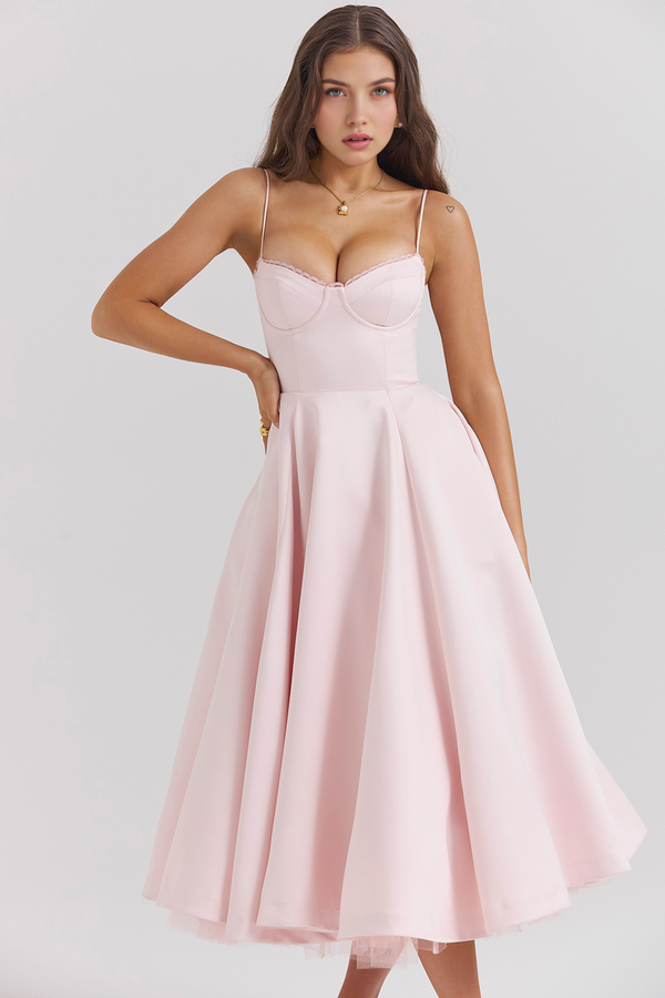 Bella Midi Dress - Double Layer