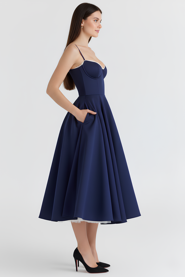 Bella Midi Dress - Double Layer