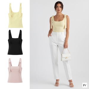 Aurora Structured Strap Top - 3 FOR THE PRICE OF 1