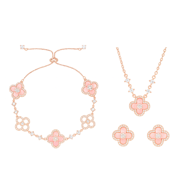 Sakura Cleef Set - Bracelet, Earrings & Necklace