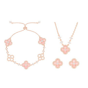 Sakura Cleef Set - Bracelet, Earrings & Necklace